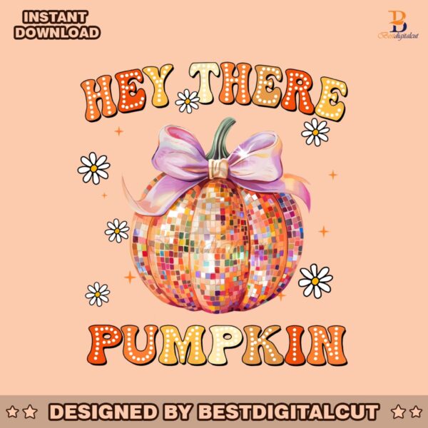 retro-groovy-hey-there-fall-pumpkin-coquette-bow-png