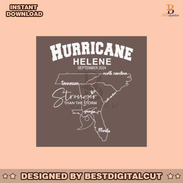 vintage-hurricane-helene-2024-southeast-stronger-than-the-storm-svg