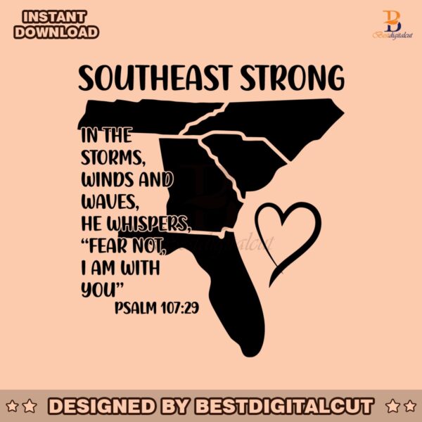 southeast-strong-pray-for-north-carolina-east-tennessee-south-carolina-georgia-and-florida-svg