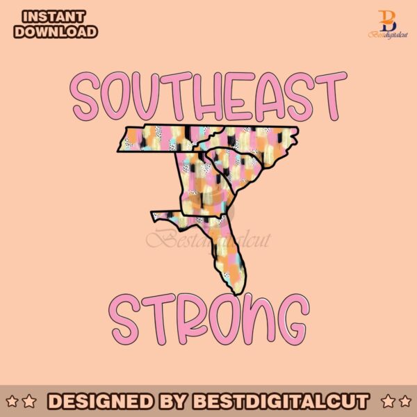 retro-vintage-southeast-strong-map-png