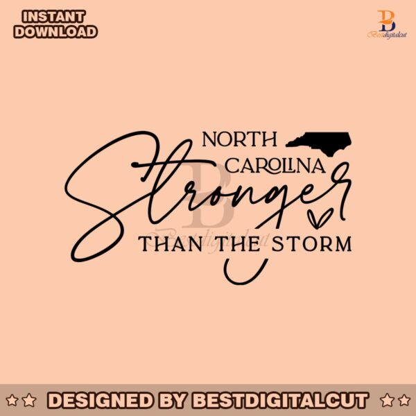 north-carolina-stronger-than-the-storm-svg