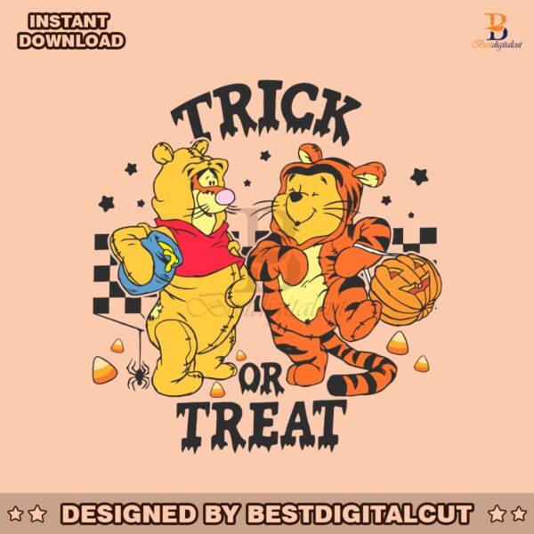 retro-halloween-trick-or-treat-winnie-the-pooh-and-tigger-svg