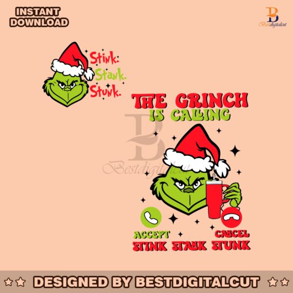 stink-stank-stunk-the-grinch-is-calling-funny-grinchmas-svg