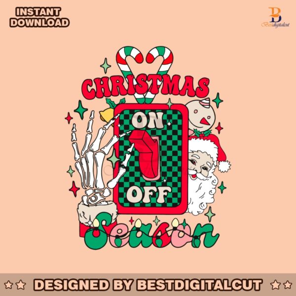 retro-christmas-season-on-off-skeleton-hand-santa-claus-svg