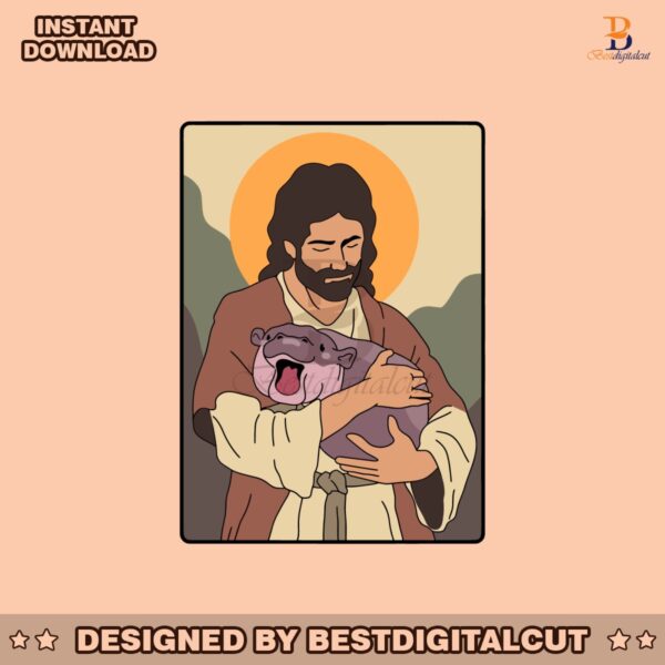 moo-deng-jesus-funny-christian-memes-svg