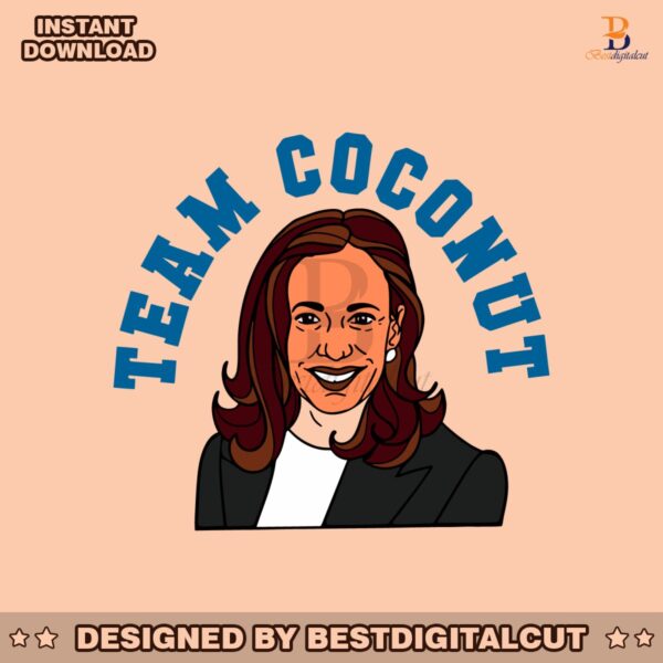 team-coconut-kamala-harris-elector-2024-svg