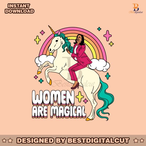 women-are-magical-kamala-harris-unicorn-svg