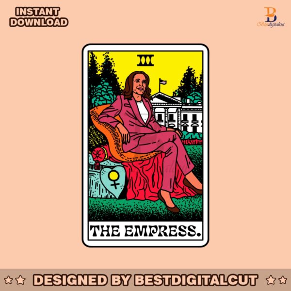 the-empress-kamala-harris-tarot-card-svg