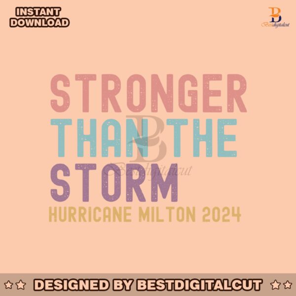 vintage-stronger-than-the-storm-hurricane-milton-2024