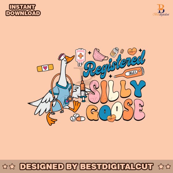 funny-registered-silly-goose-nurse-svg