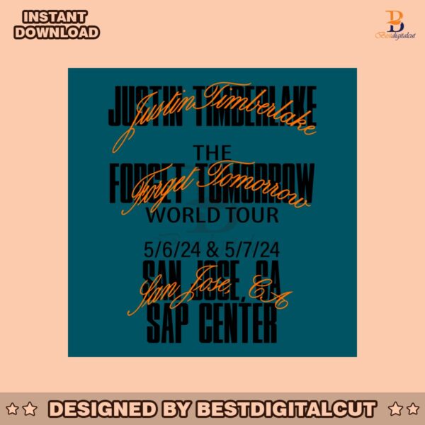 justin-timberlake-san-jose-tour-event-the-forget-tomorrow-world-tour-2024-svg