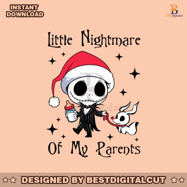 little-nightmare-of-my-parents-jack-skellington-santa-hat-png