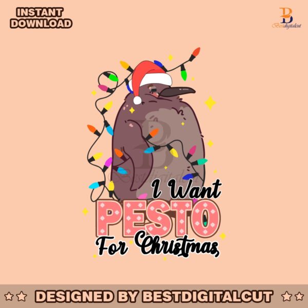 i-want-pesto-in-my-christmas-penguin-santa-hat-christmas-light-svg