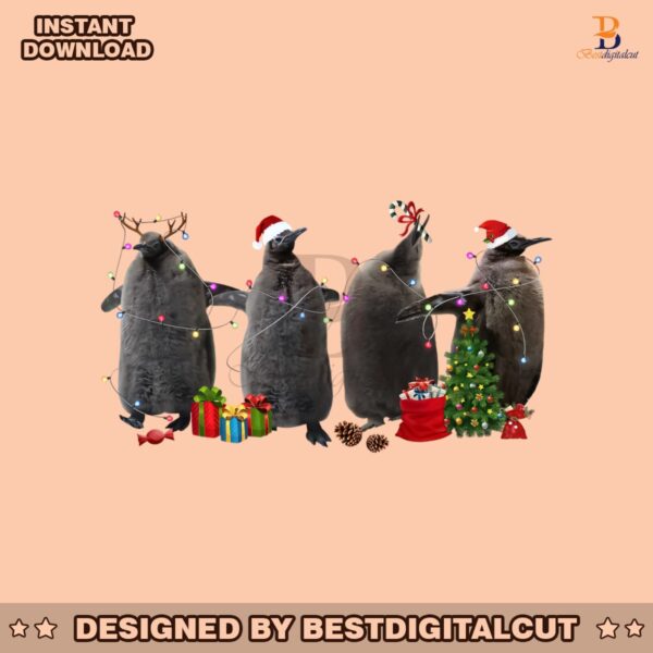 pesto-santa-hat-the-penguin-christmas-light-funny-memes-svg