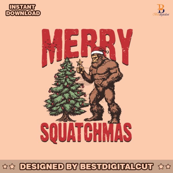 retro-western-merry-squatchmas-funny-bigfoot-santa-hat-svg