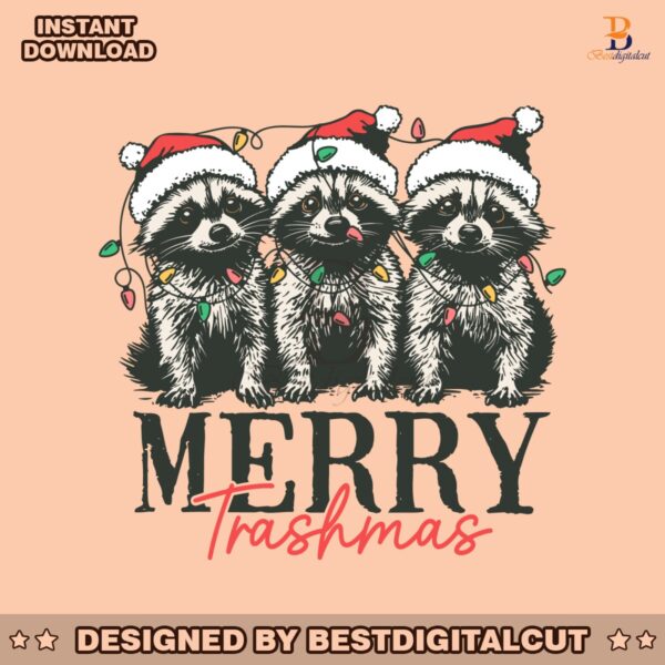 merry-trashmas-funny-christmas-raccoon-santa-hat-svg