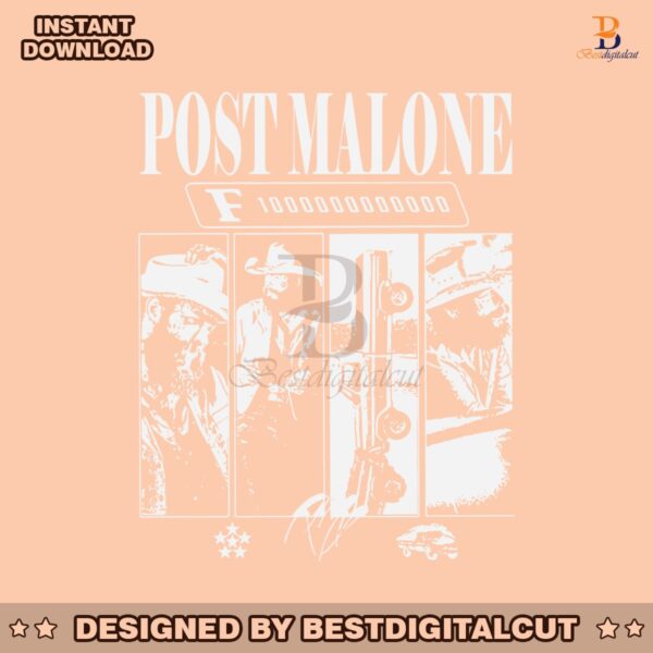 post-malone-f1trillion-tour-vintage-silhouette-svg