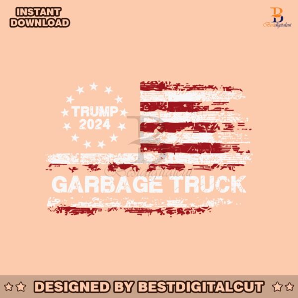 vintage-american-flag-trump-truck-garbage-2024-svg