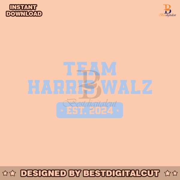 vintage-team-harris-walz-est-november-2024-svg