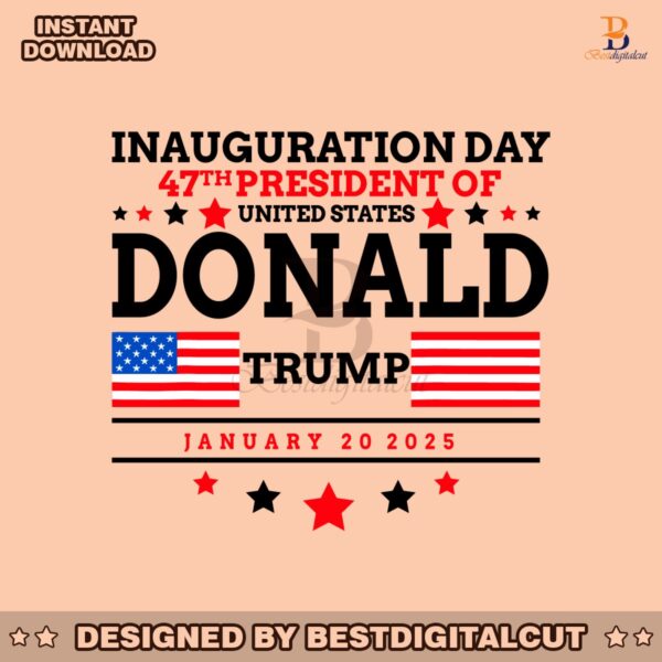 inauguration-day-47th-president-of-united-states-trump-svg