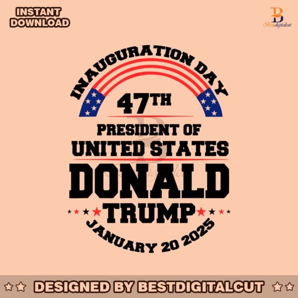 inauguration-day-47th-president-donald-trump-2025-svg