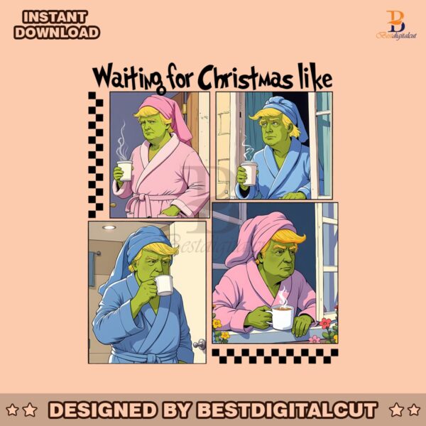 waiting-for-christmas-funny-cozy-grinch-trump-png