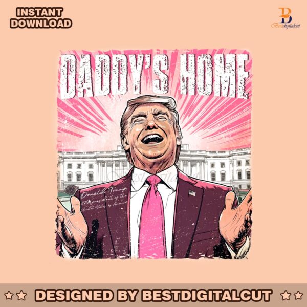 retro-comic-daddys-home-trump-white-house-png