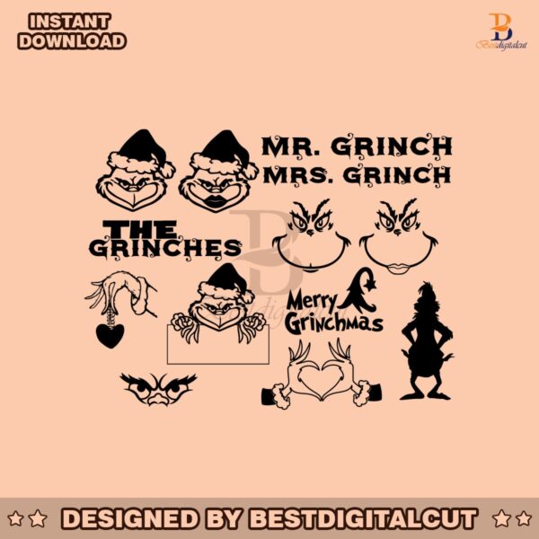 mr-and-mrs-grinch-merrry-grinchmas-svg-bundle