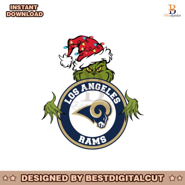 grinch-los-angeles-rams-football-nfl-svg