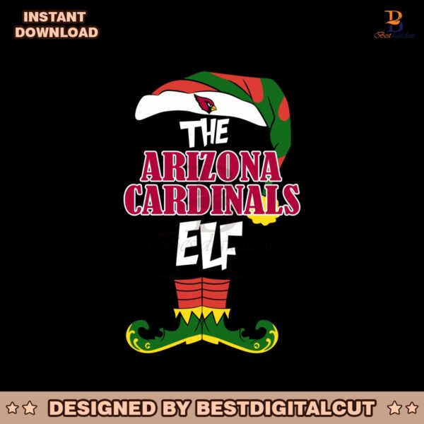 arizona-cardinals-christmas-elf-nfl-football-svg