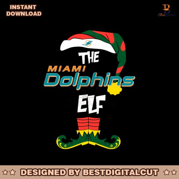 miami-dolphins-merry-christmas-elf-nfl-football-svg