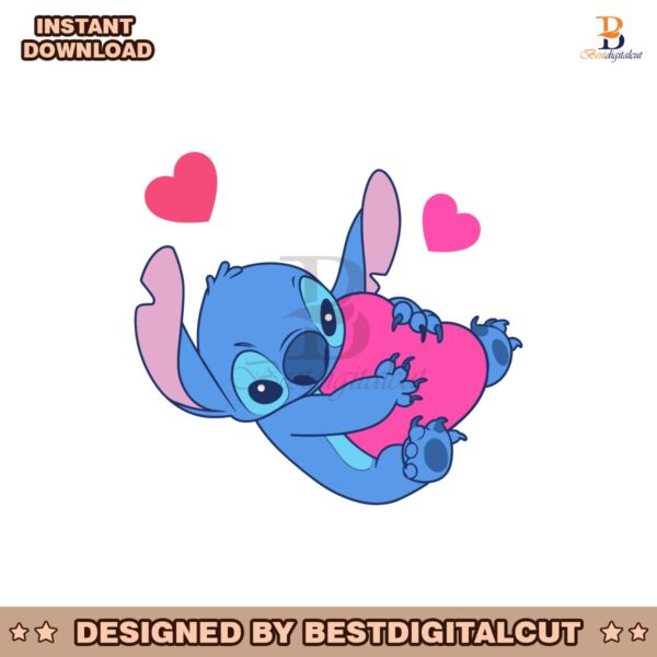 happy-stitch-hugging-his-heart-valentine-disney-svg