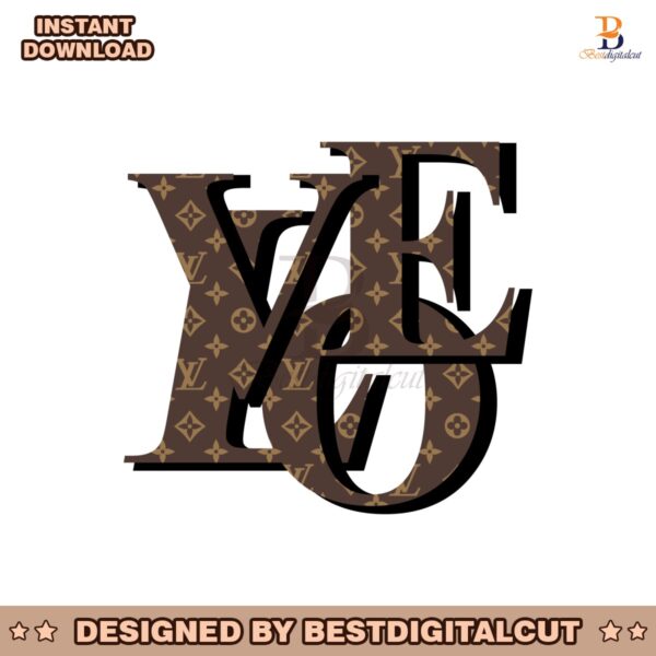 love-lv-pattern-fashion-brand-svg