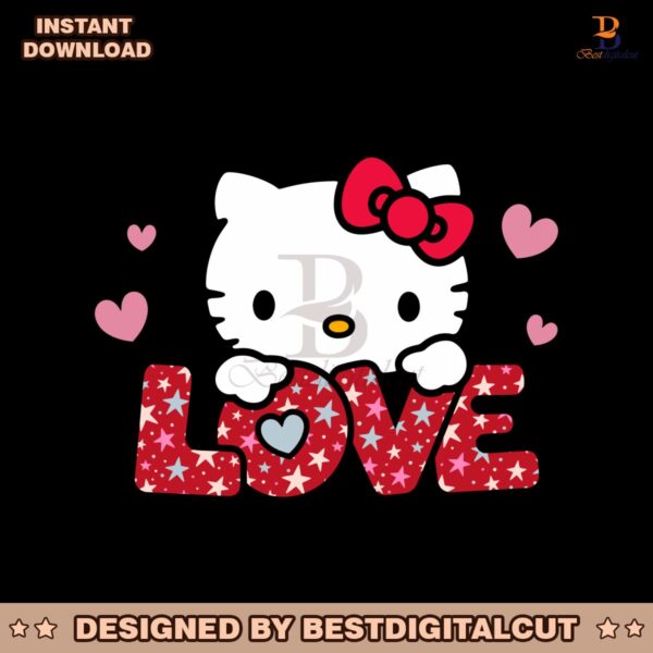 valentine-hello-kitty-love-heart-svg