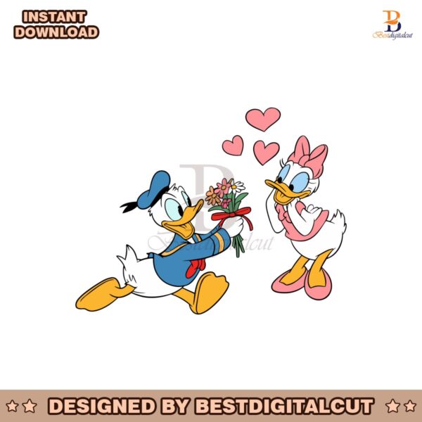 donald-duck-and-daisy-love-disney-valentine-svg