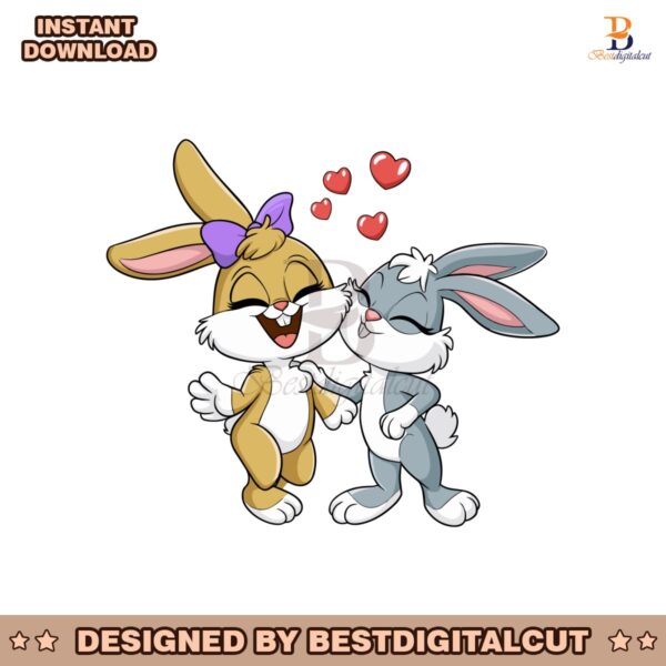 lola-and-bugs-bunny-cartoon-valentine-svg