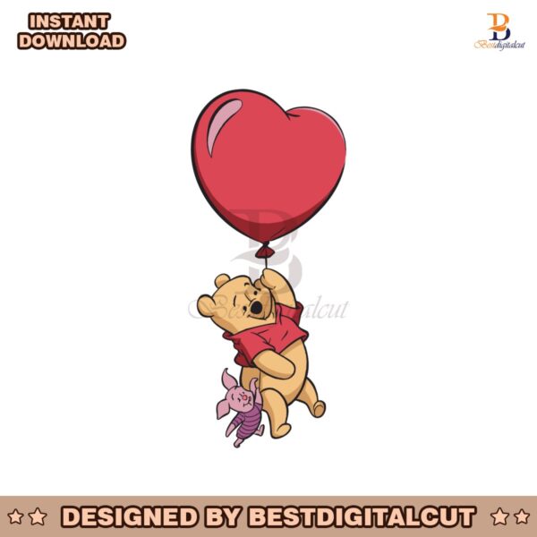 winnie-the-pooh-piglet-heart-ballons-valentine-svg