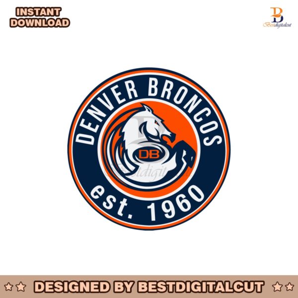 denver-broncos-est-1960-football-nfl-svg