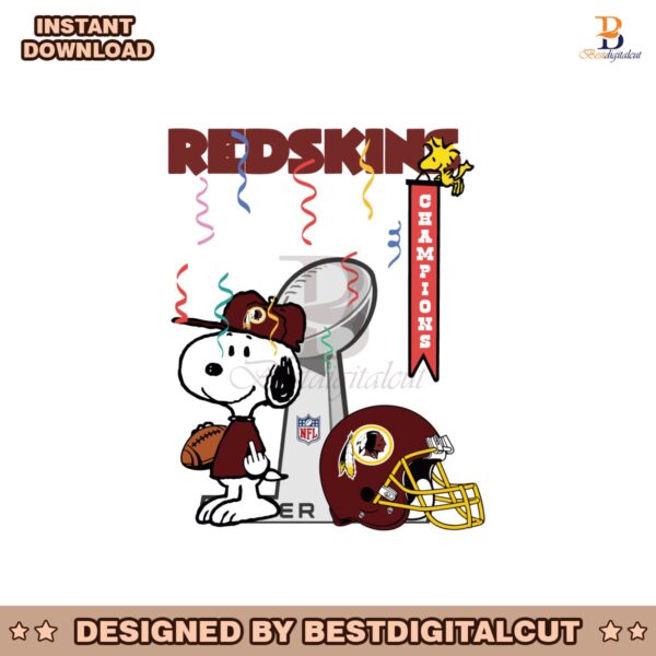 snoopy-champions-washington-redskins-nfl-football-svg