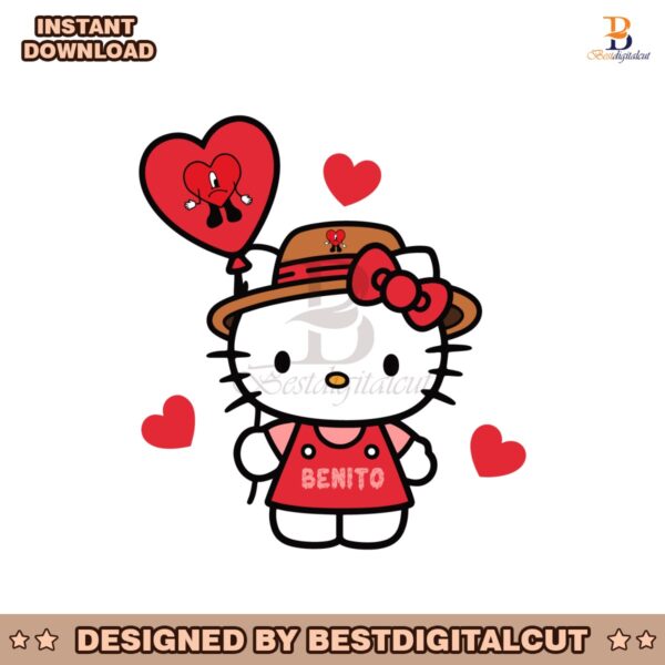 valentine-benito-hello-kitty-bad-bunny-svg