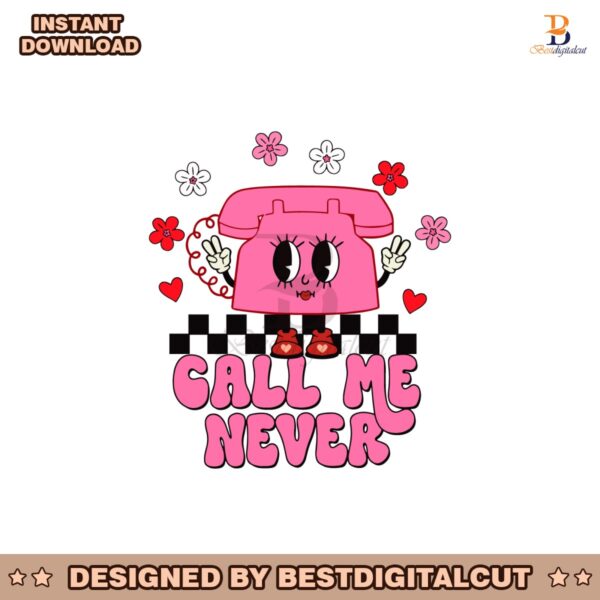 call-me-never-valentine-phone-svg