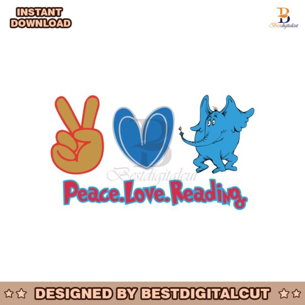 peace-love-reading-horton-elephant-svg