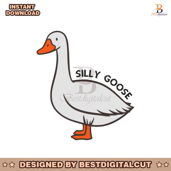 silly-goose-funny-duck-svg-instant-download