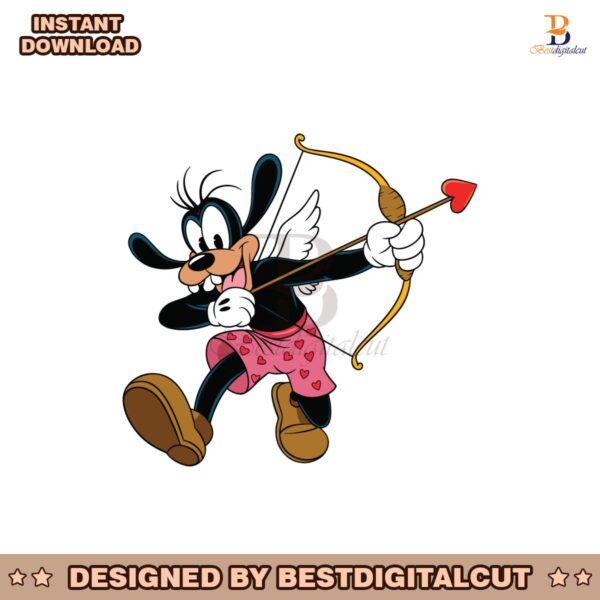 valentine-goofy-cupid-disney-svg