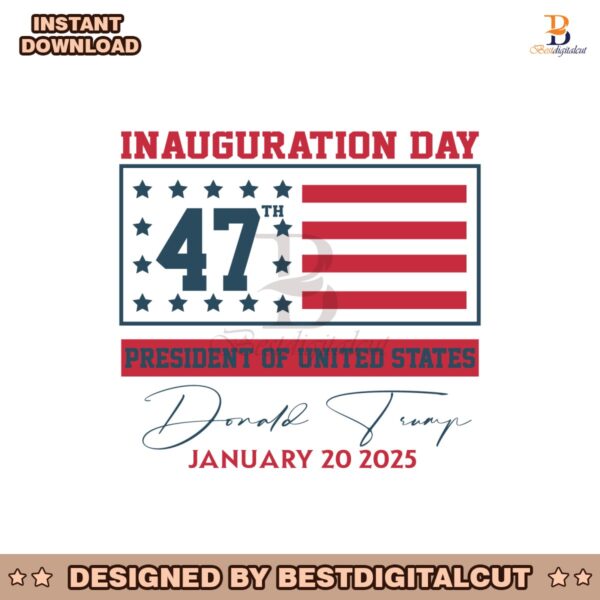 inauguration-day-47th-president-of-the-united-state-svg