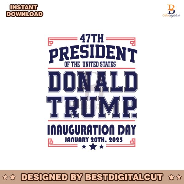 donald-trump-inauguration-day-president-2025-svg