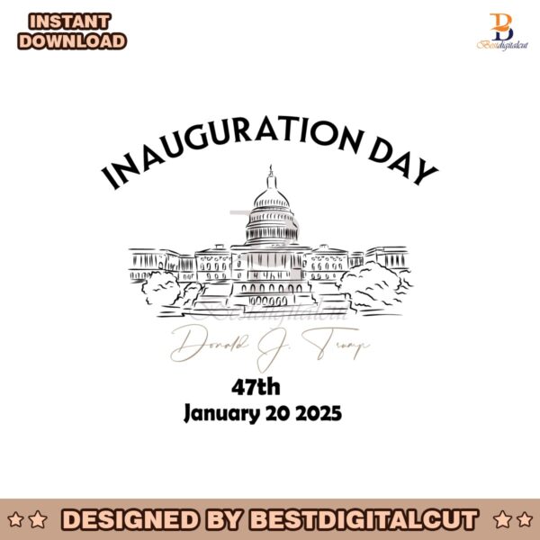 inauguration-donald-trump-47-president-2025-svg