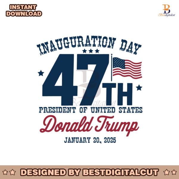 donald-trump-inauguration-day-47th-president-svg