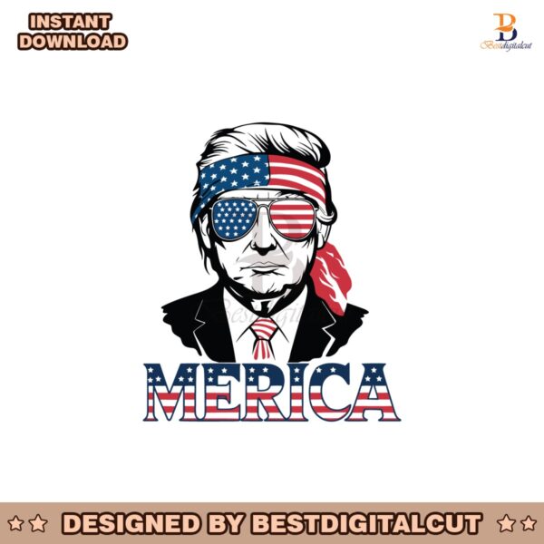 donald-trump-america-flag-glasses-svg