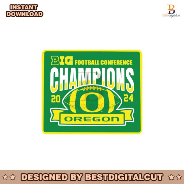 big10-football-conference-champions-oregon-2024-svg